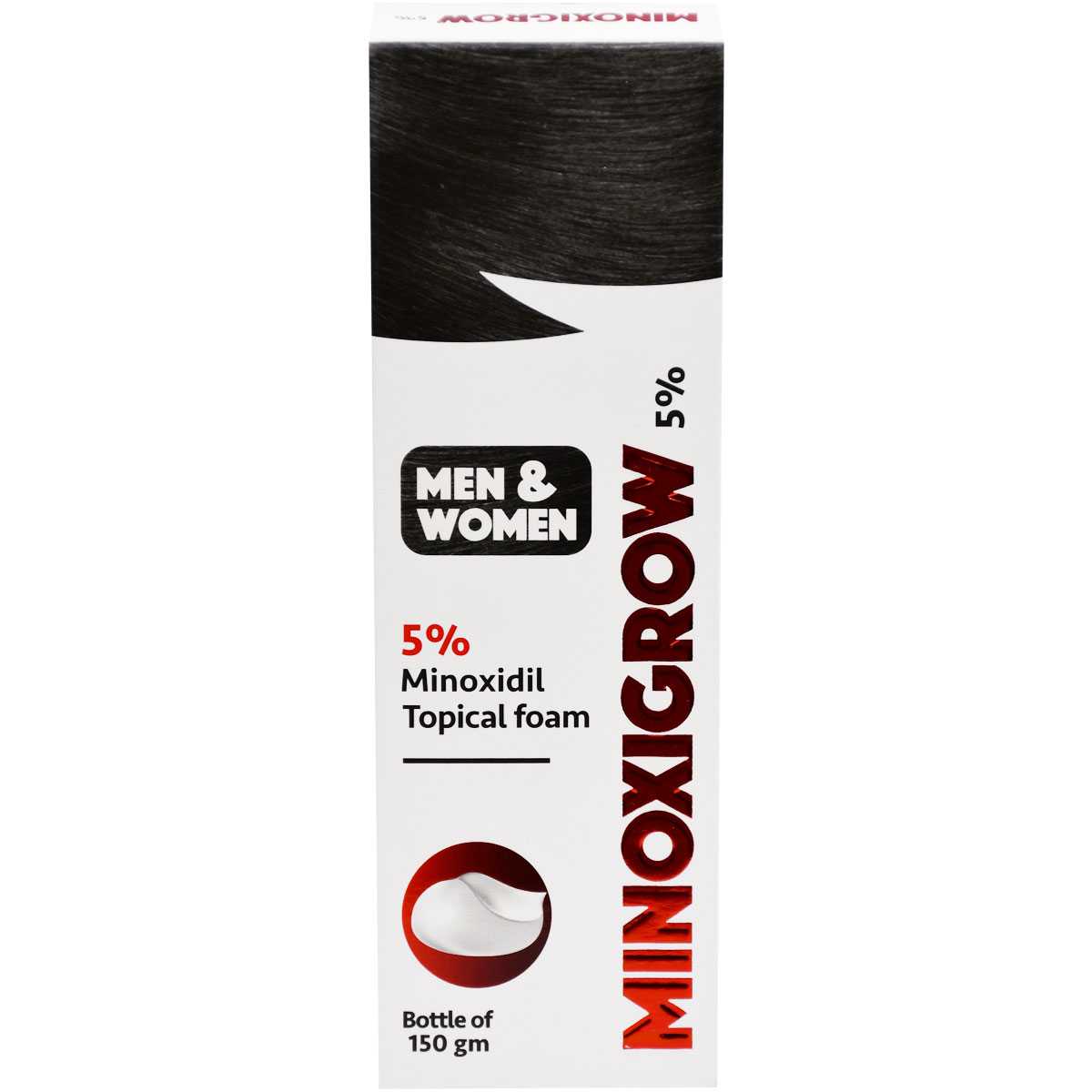 Minoxigrow 5% Topical Foam for Men and Women 150gm (Refrigerated) image number 0