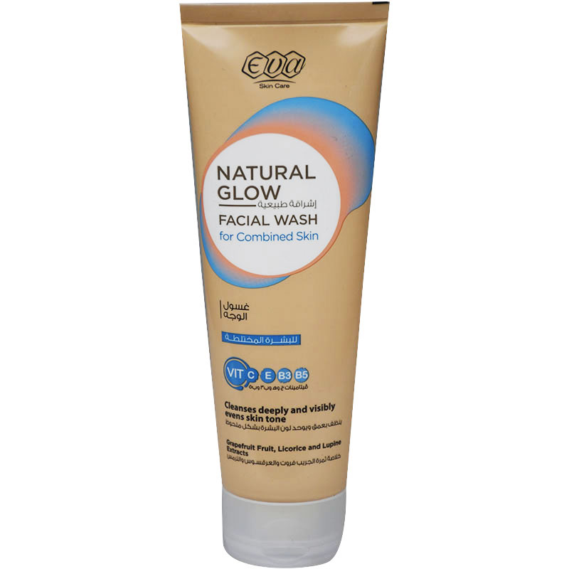 Eva Sun Care Natural Glow Facial Wash For Combined Skin 100ml image number 0