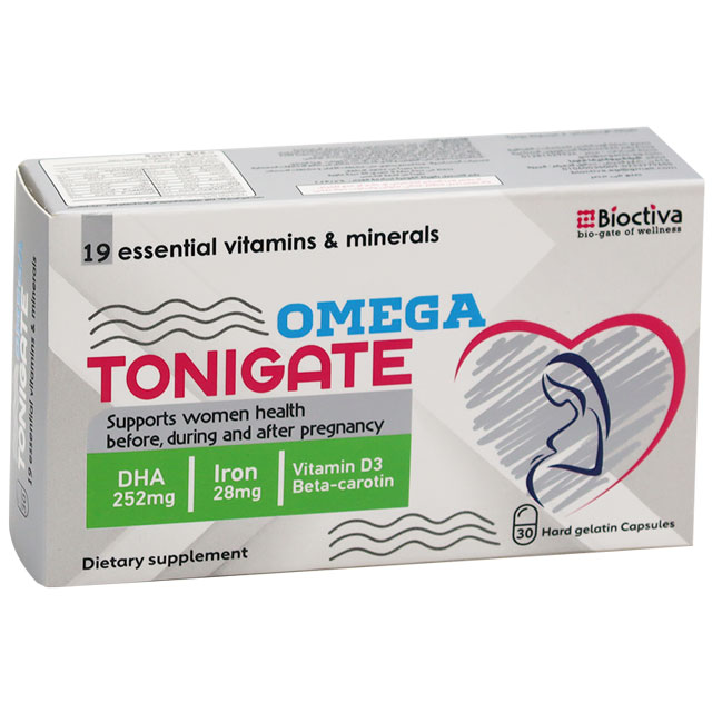 Tonigate Omega 30 Hard Gelatin Capsules image number 0