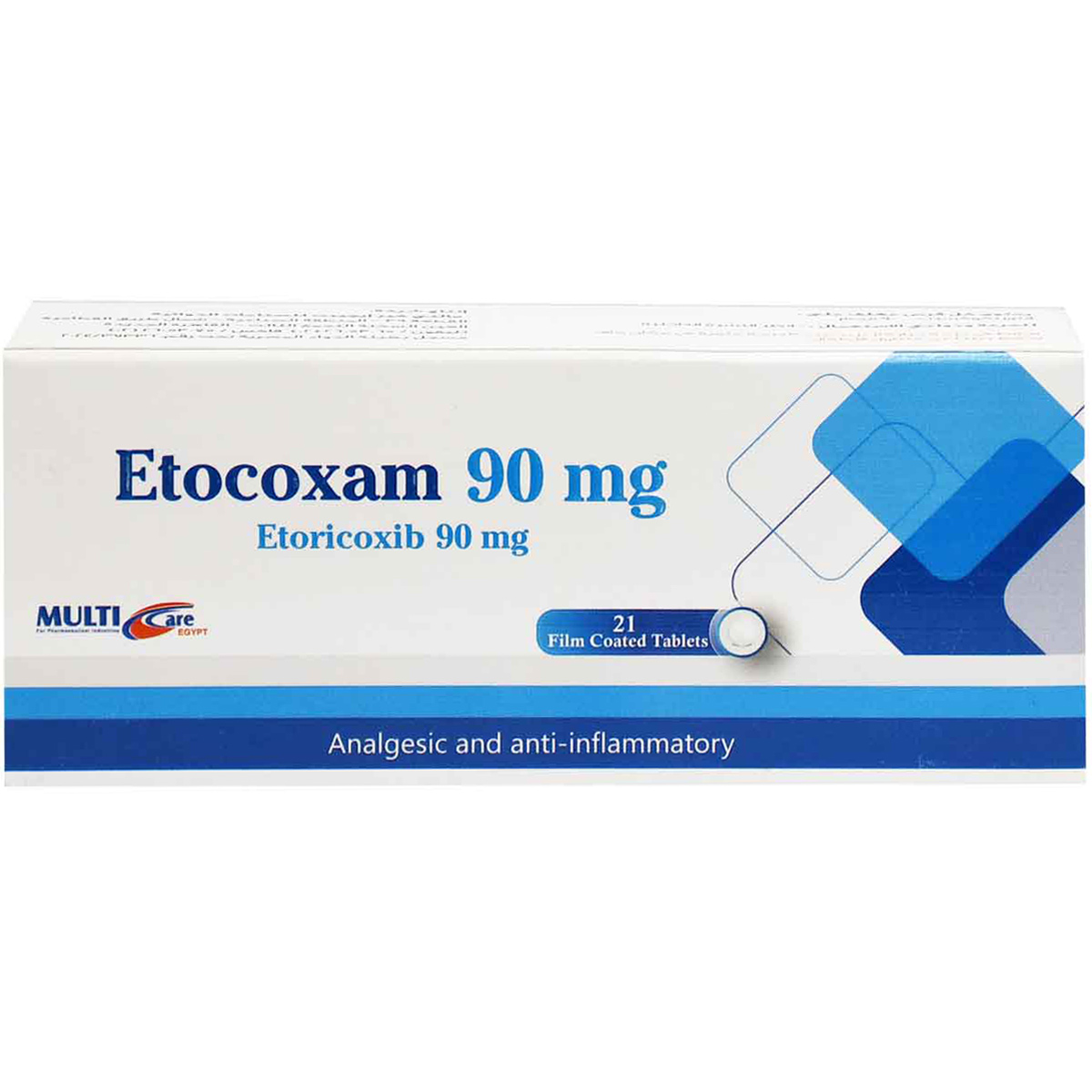 Etocoxam 90 mg 21 Film Coated Tablets image number 0