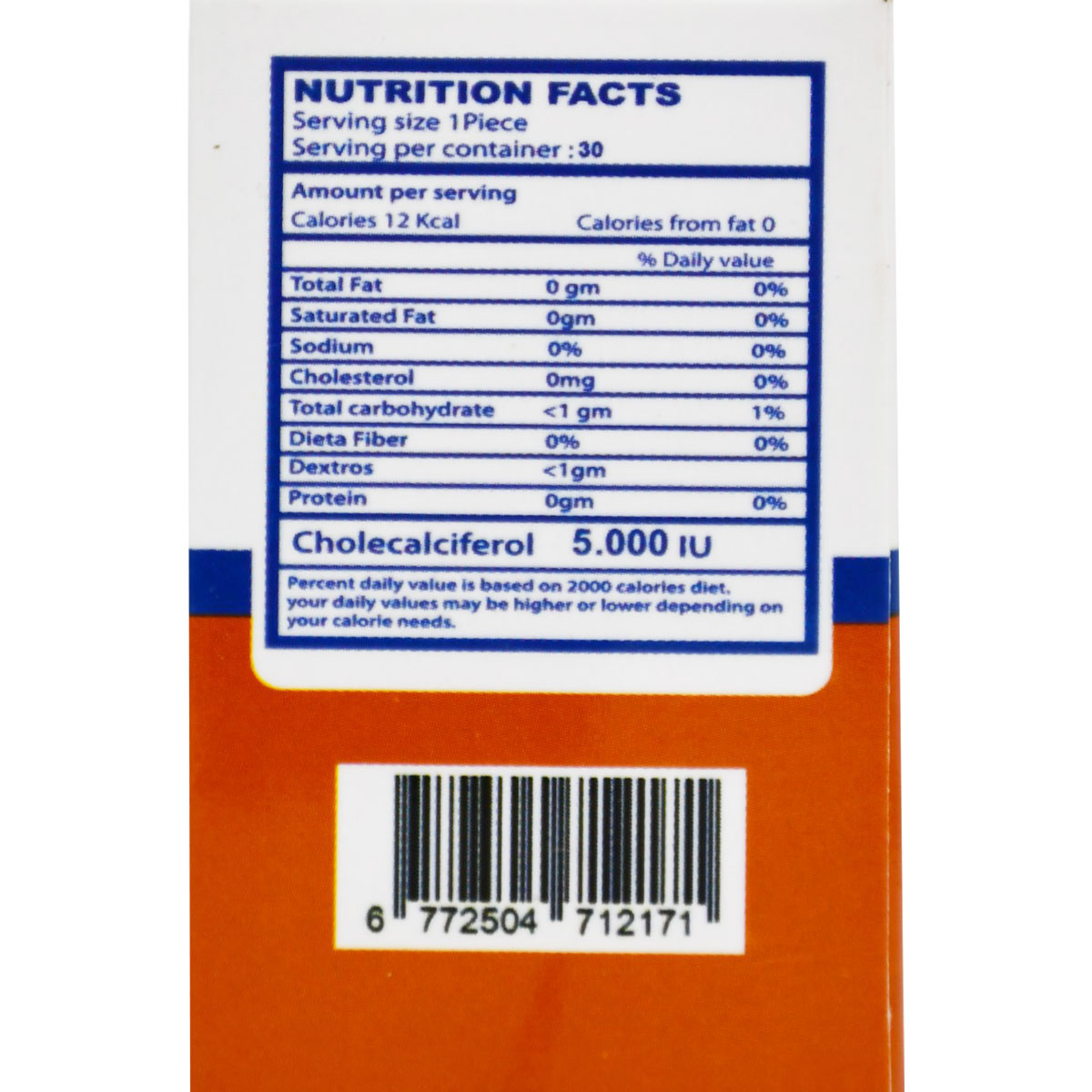 Nelex D3 5000IU 30 Tablets image number 1
