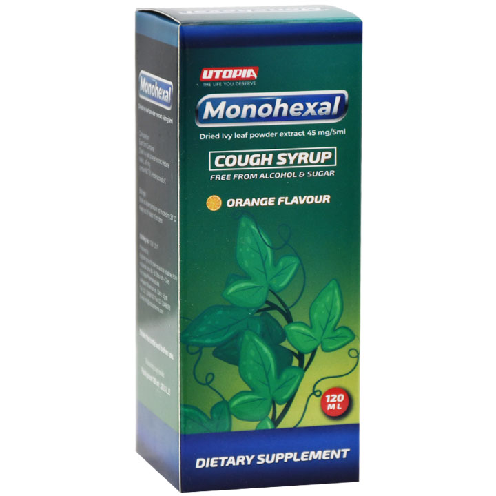 Monohexal 45mg/5ml Orange Flaor Syrup 120ml image number 0