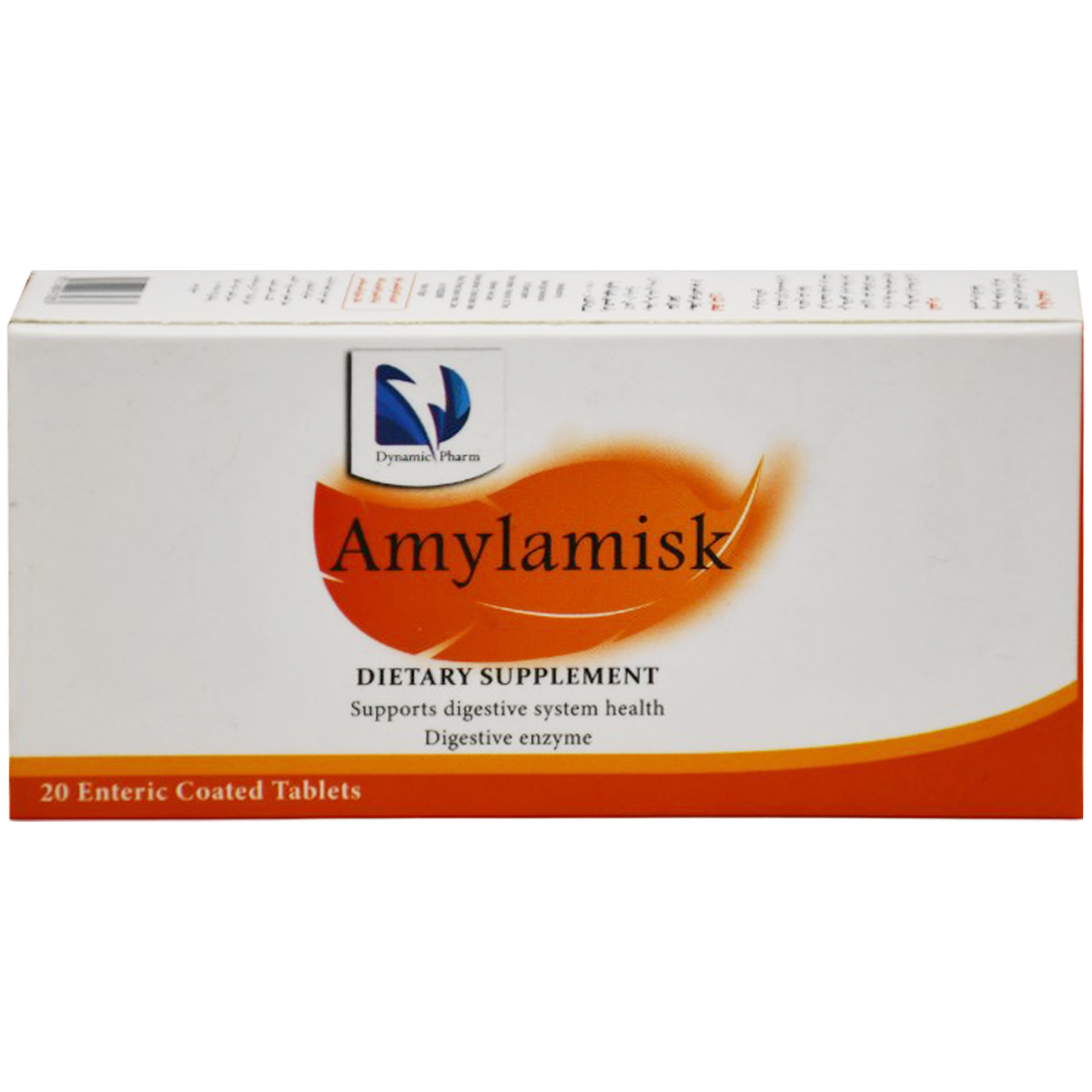 Amylamisk 20 Enteric Coated Tablets image number 0