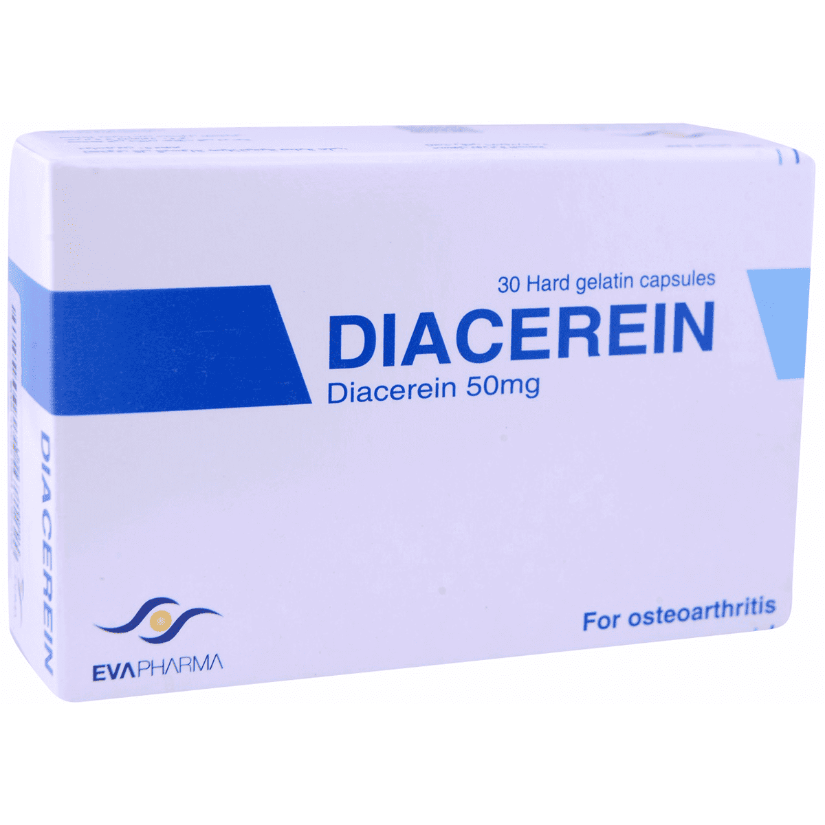 Diacerein 50mg 30 Capsules image number 0