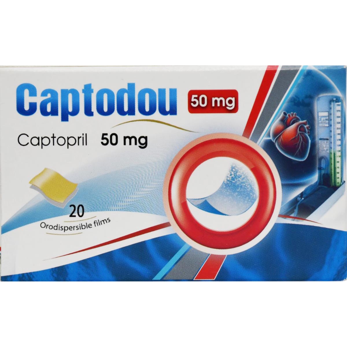 Captodou 50mg 20 Orodispersible Film image number 0