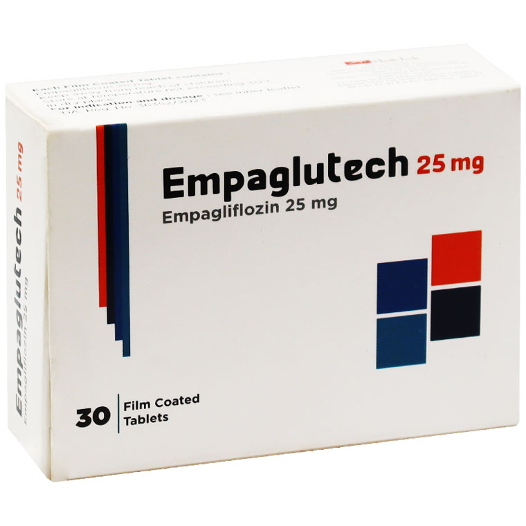 Empaglutech 25mg 30 Film Coated Tablets image number 0