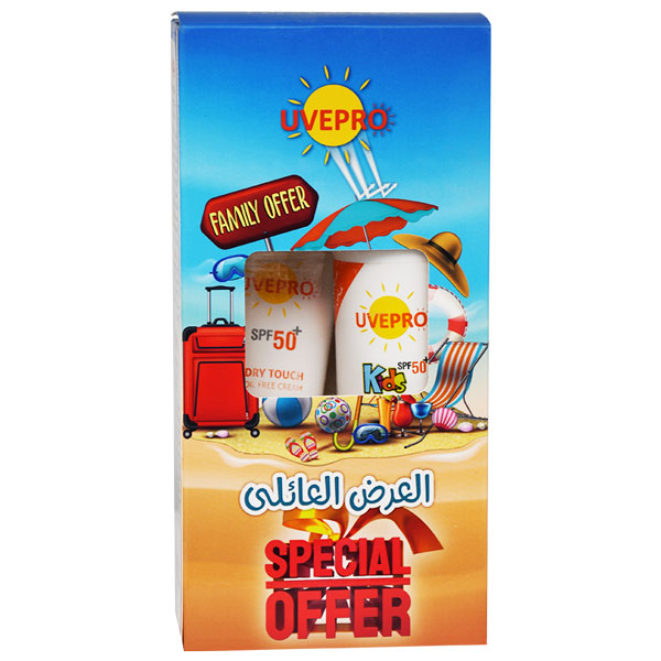 Uvepro Kids SPF (50+) Spray 200ml+Dry Touch 50ml (Offer Pack) image number 0