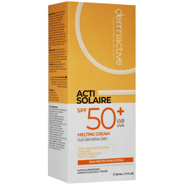 Dermactive Acti Solaire (Spf50+) Melting Cream 50ml image number 0