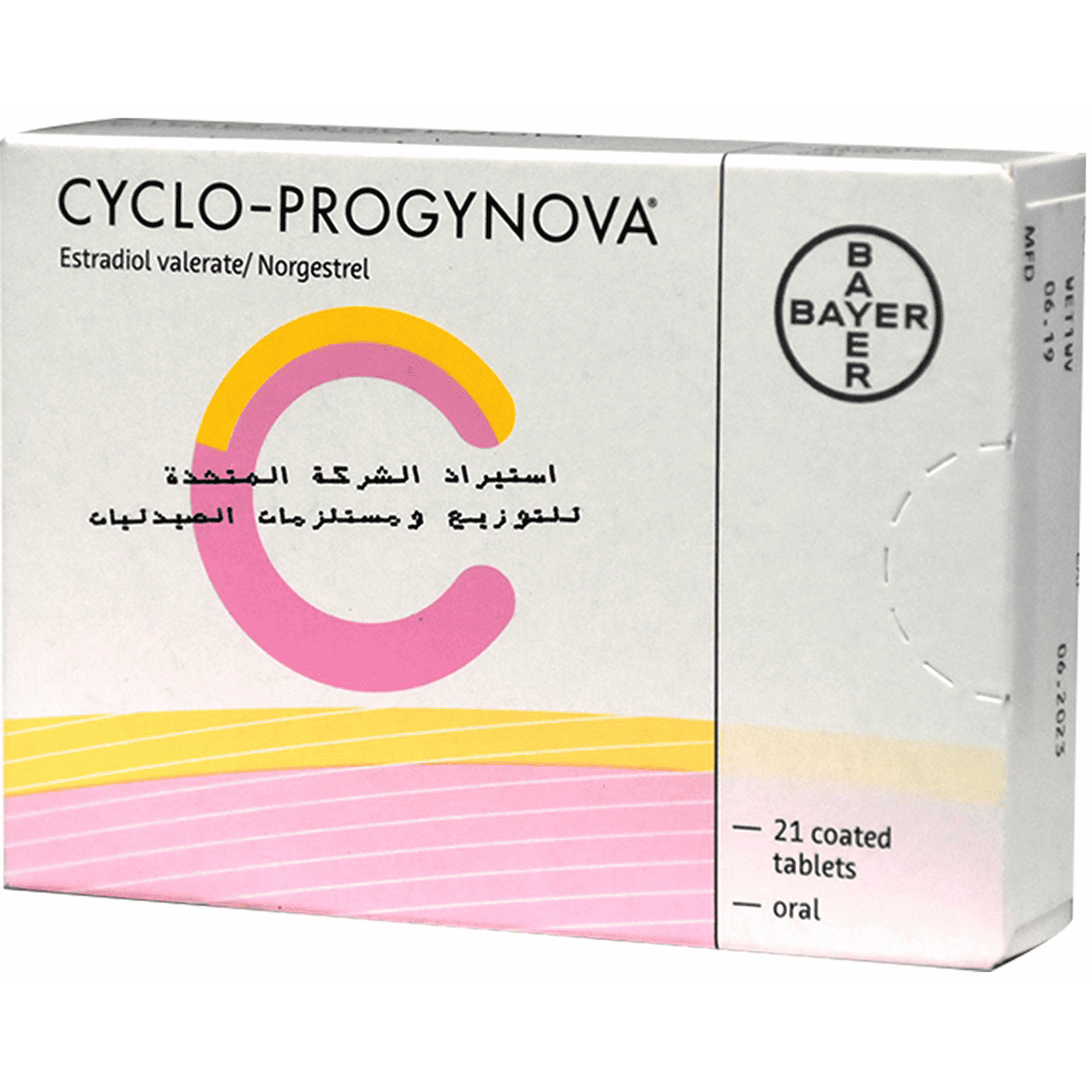 Cyclo Progynova 21 Tablets image number 0