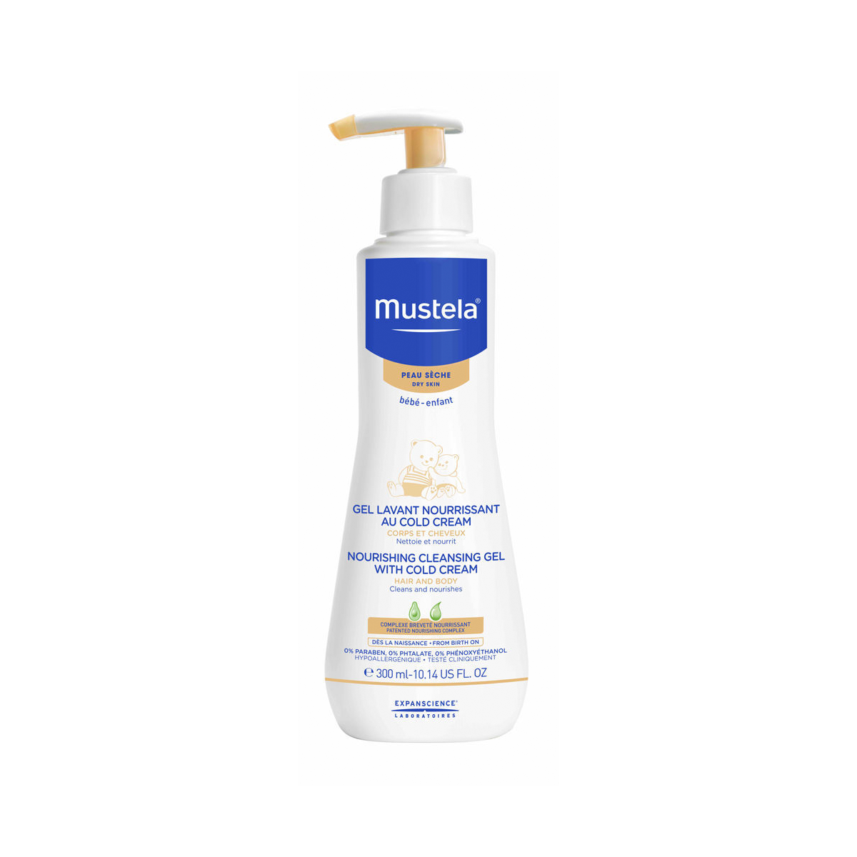 Mustela Nourishing Cleanser Gel with Cold Cream 300ml image number 0