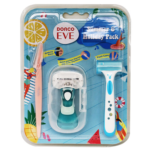 Dorco Eve Summer & Holiday Pack (Offer Pack) image number 0