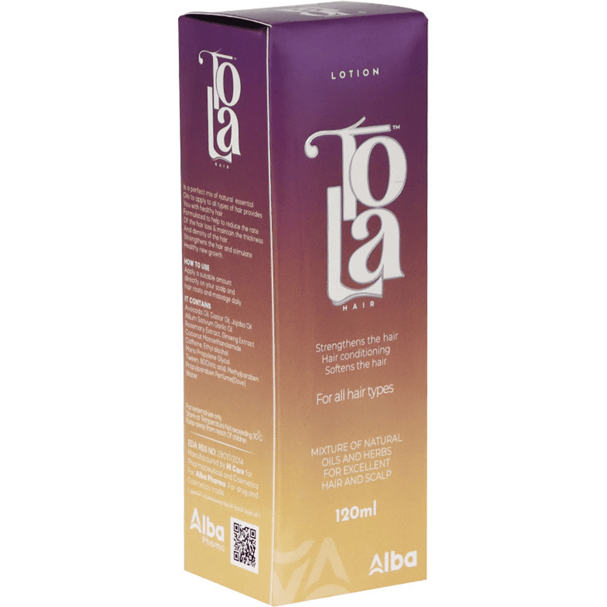 Tola Hair Lotion 120ml image number 0