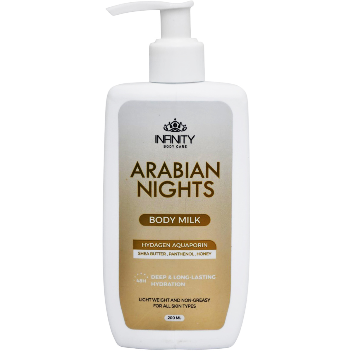 Infinity Arabian Nights Body Milk For All Skin Types 200ml image number 0