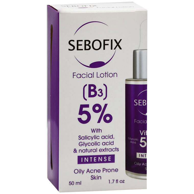 Sebofix Facial Lotion (B3) For Oily & Acne Prone Skin 50ml image number 0