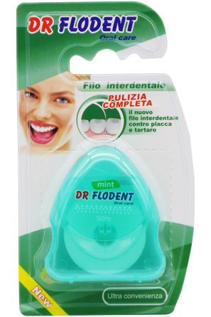 Dr Flodent Dental Floss with Mint image number 0