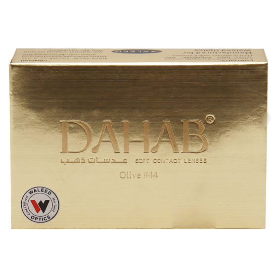 Dahab Soft Contact Lenses Olive/44 image number 0