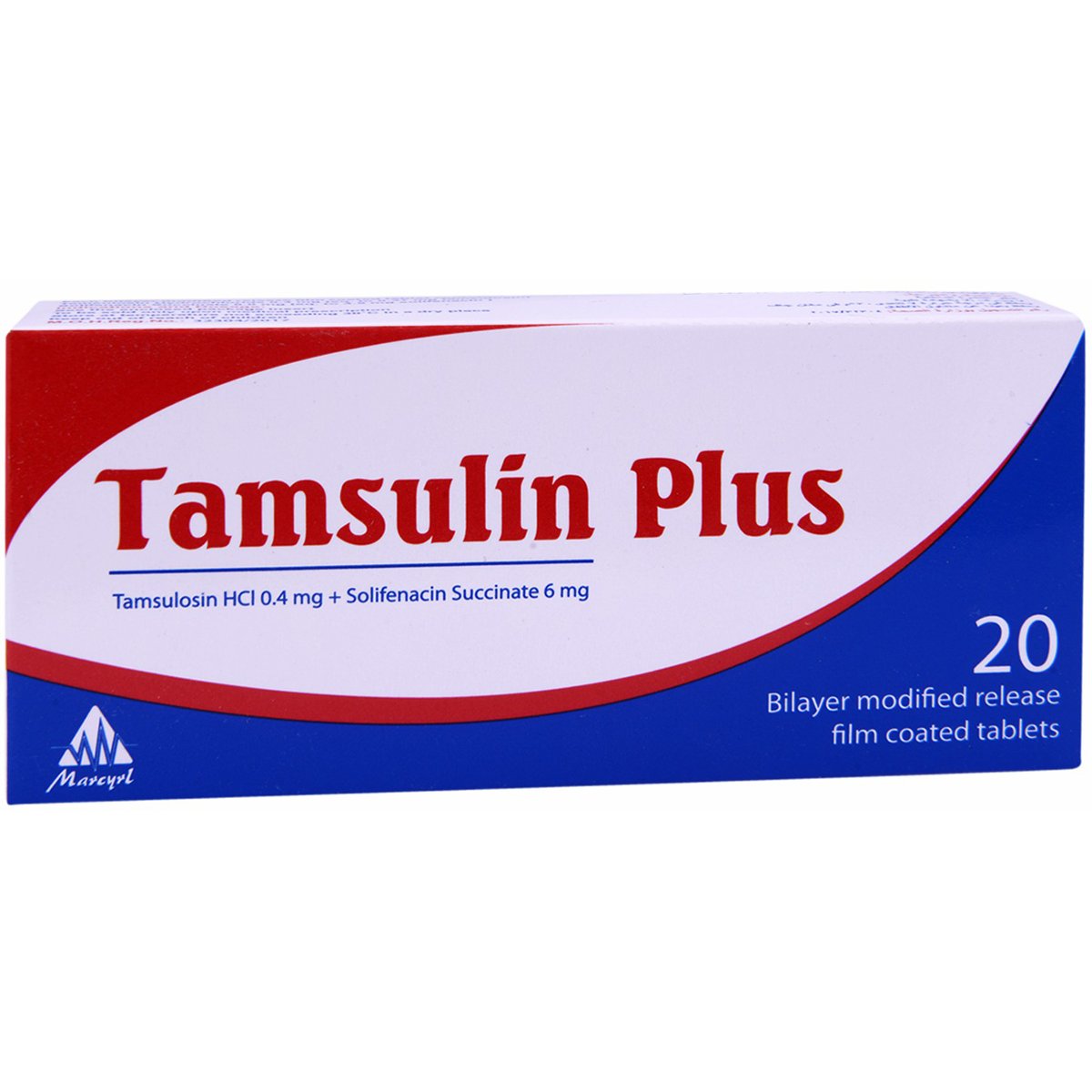 Tamsulin Plus (0.4mg + 6mg) 20 Film Coated Tablets image number 0