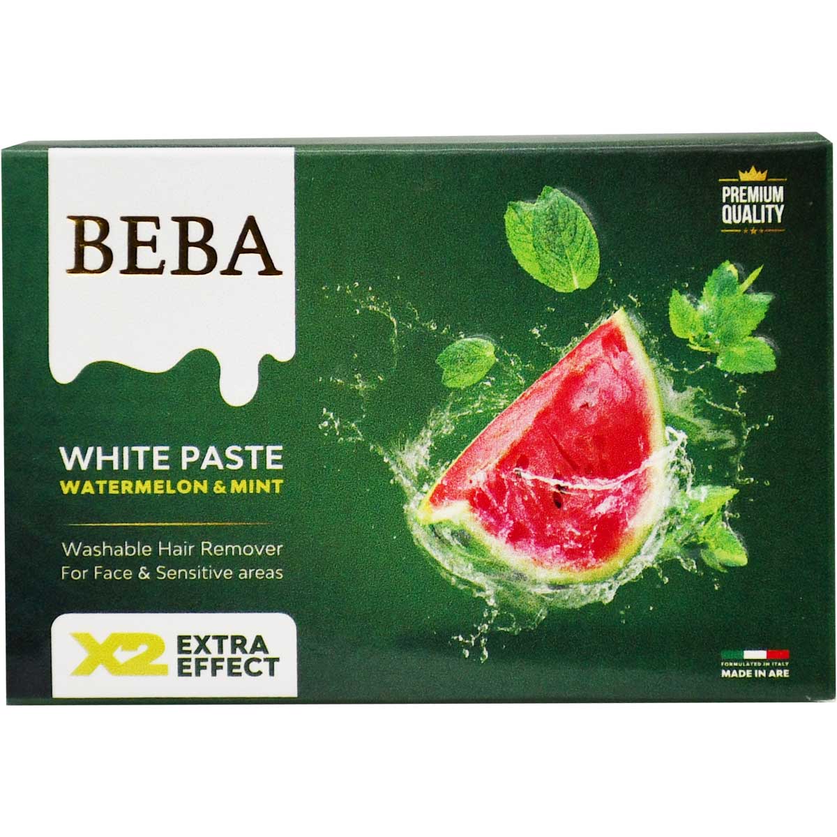 Beba Watermelon and Mint White Paste Hair Remover 100gm image number 0