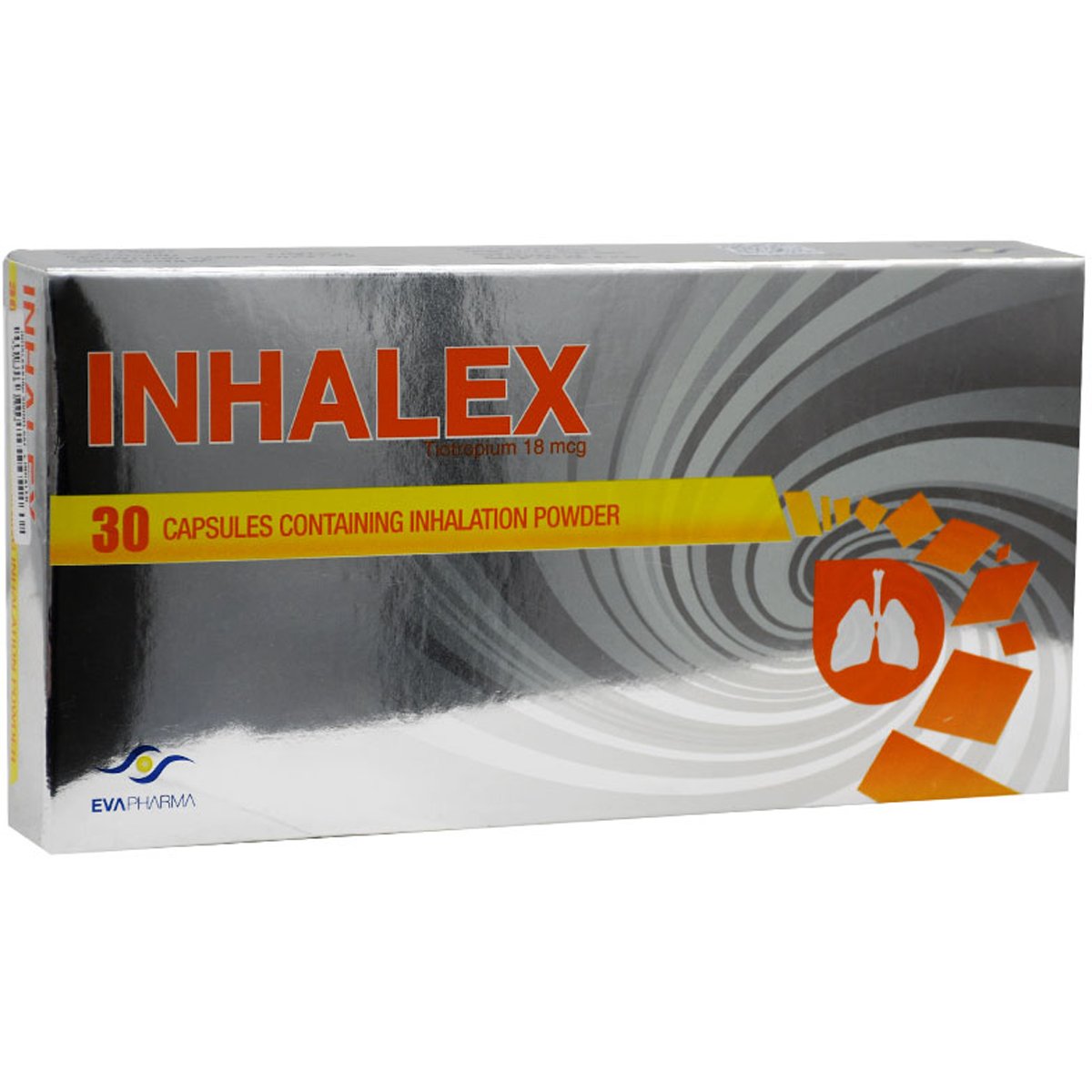 Inhalex 18mcg 30 Inhalation Capsule + Inhaler image number 0