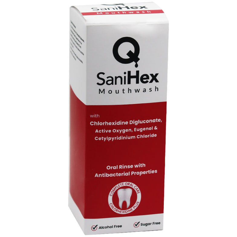 Q Sanihex 120ml Mouth Wash image number 0