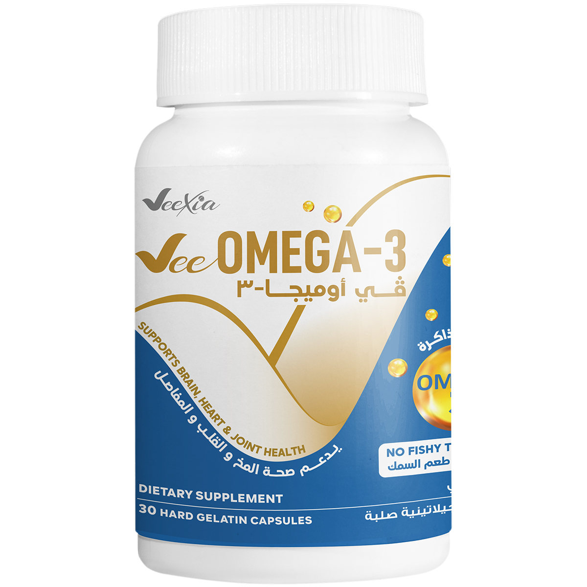 Vee Omega 3 30 Hard Gelatin capsules image number 0