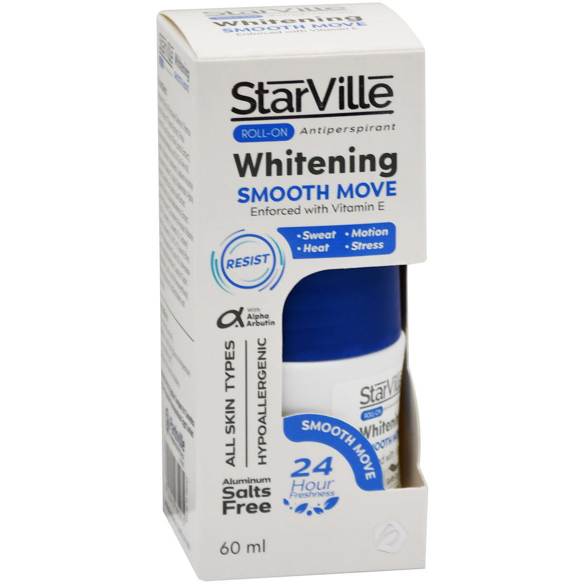 Starville Whitening Smooth Move Deodorant Roll On for Women 60ml image number 0