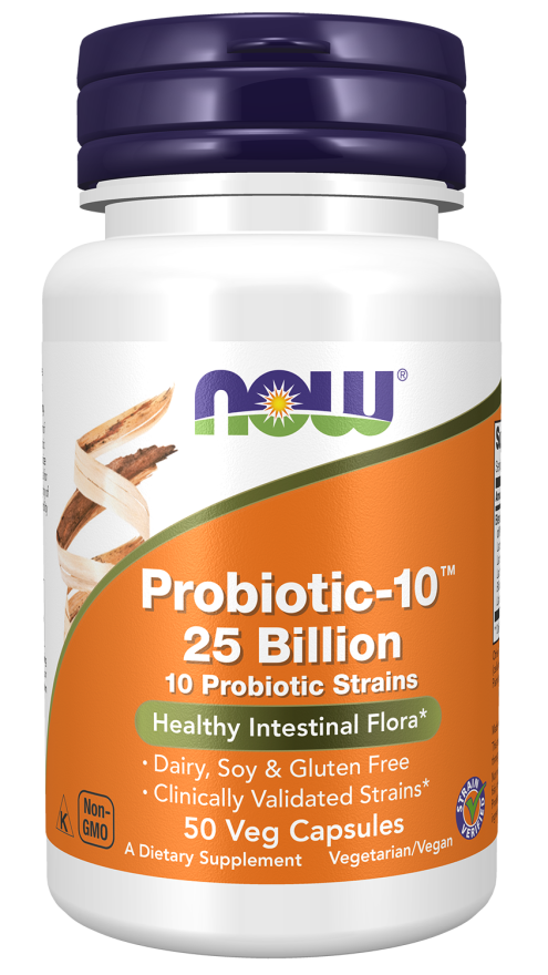 Now Probiotic-10 Strains 25 Billion 50 Capsule image number 0