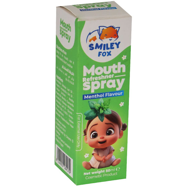 Smiley Fox Mouth Refreshing Spray With Menthol 50ml image number 0