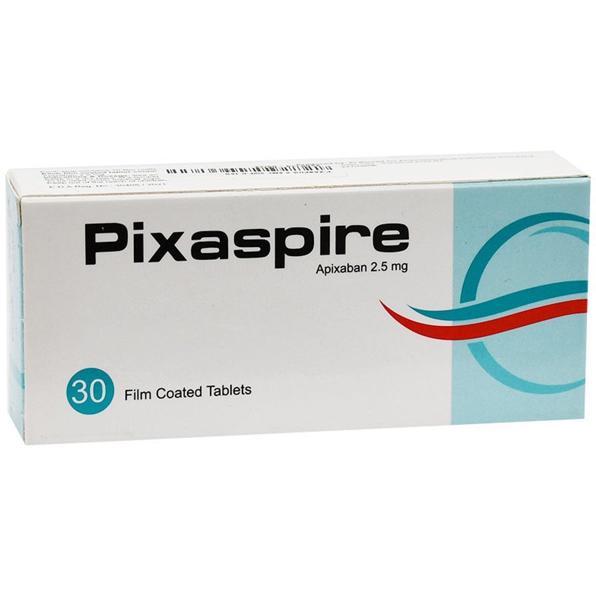 Pixaspire 2.5mg 30 Film Coated Tablet image number 0
