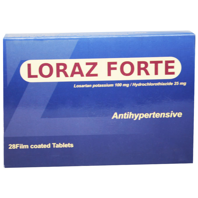 Loraz Forte 100/25mg 28 Film Coated Tablet image number 0