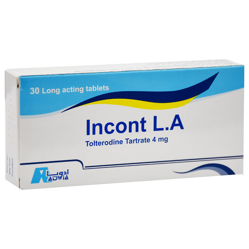 Incont L.A 4mg 30 Tablet image number 0