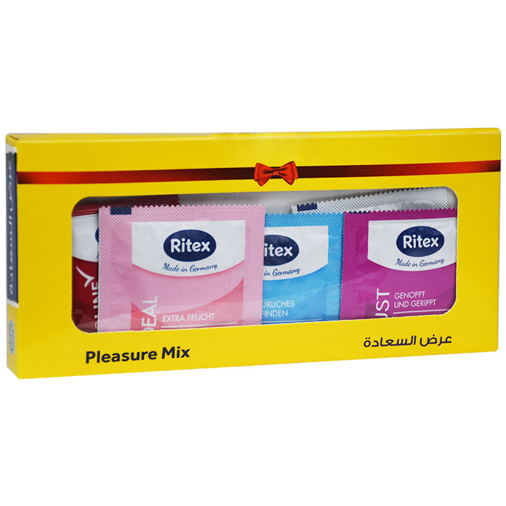 Ritex Pleasure Mix Condoms 8 Pieces (Offer Pack) image number 0