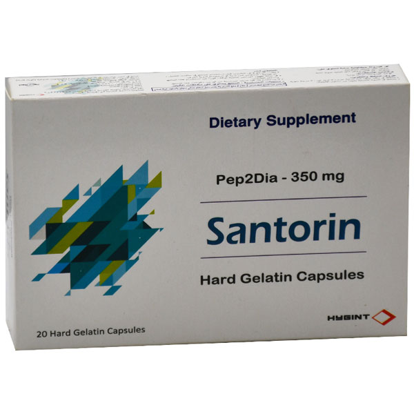 Santorin 350mg 20 Hard Gelatin Capsules image number 0