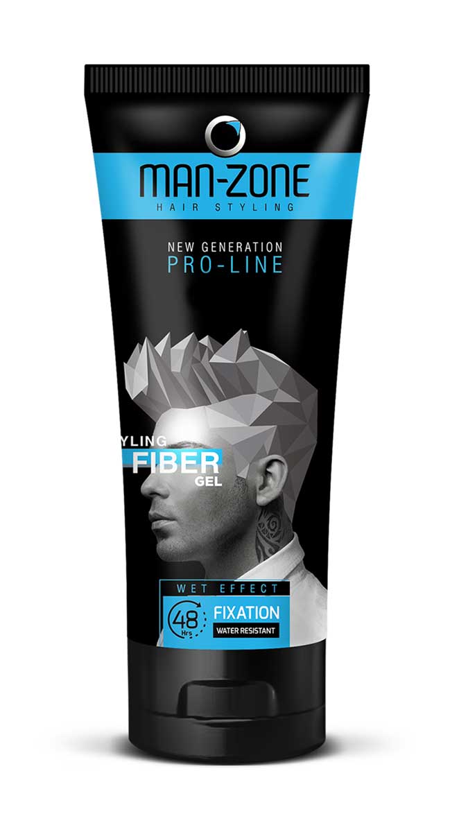 Man Zone Wet Effect Hair Styling Fiber Gel 175ml image number 0