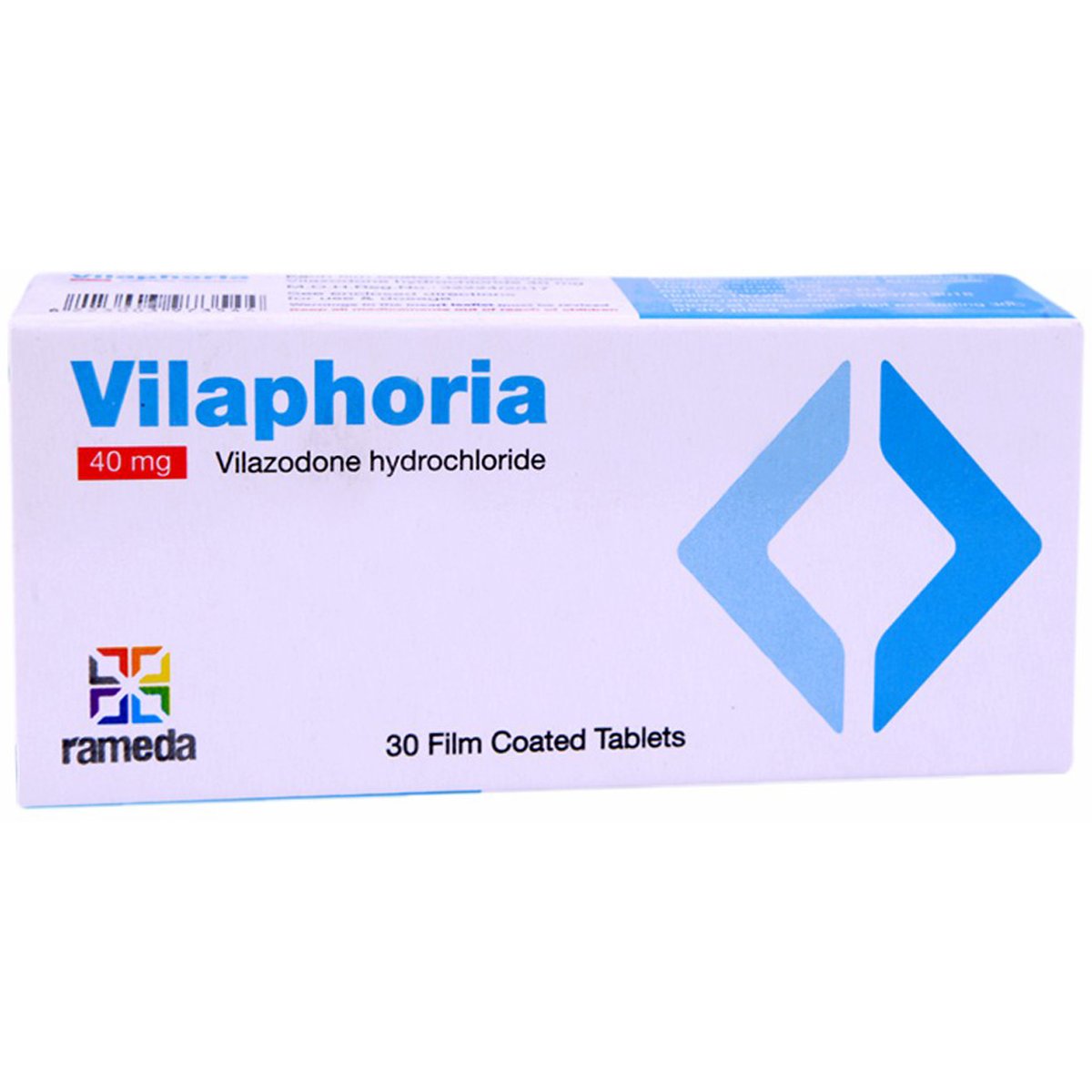 Vilaphoria 40mg 30 Film Coated Tablets image number 0