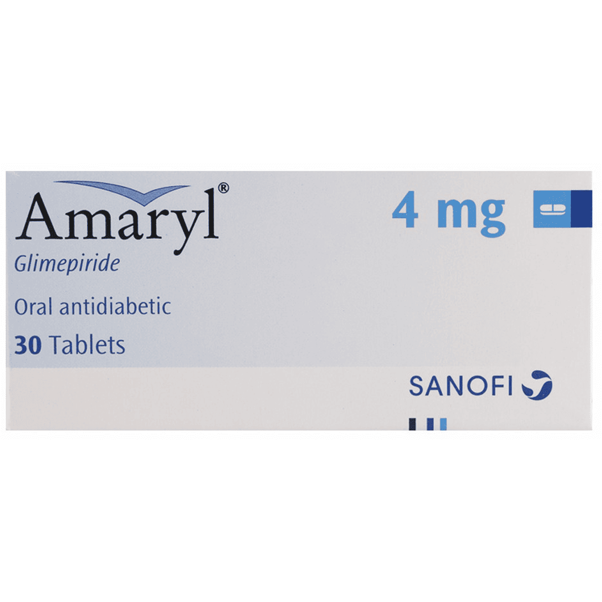 Amaryl 4mg 30 Tablets image number 0