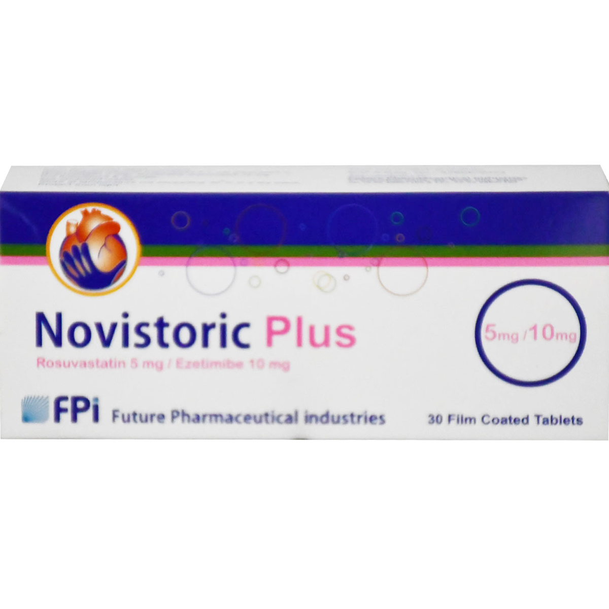 Novistoric Plus 5 mg/10 mg 30 Film Coated Tablets image number 0