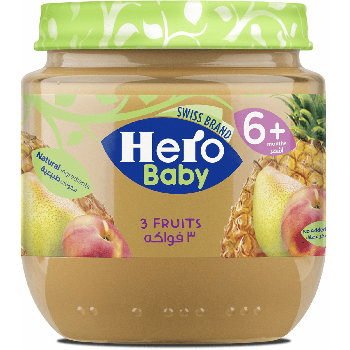 Hero Baby 3 Fruits 6Months 130/25gm image number 0