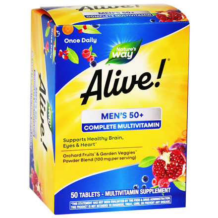 Alive Mens (50+) 50 Tablets image number 0