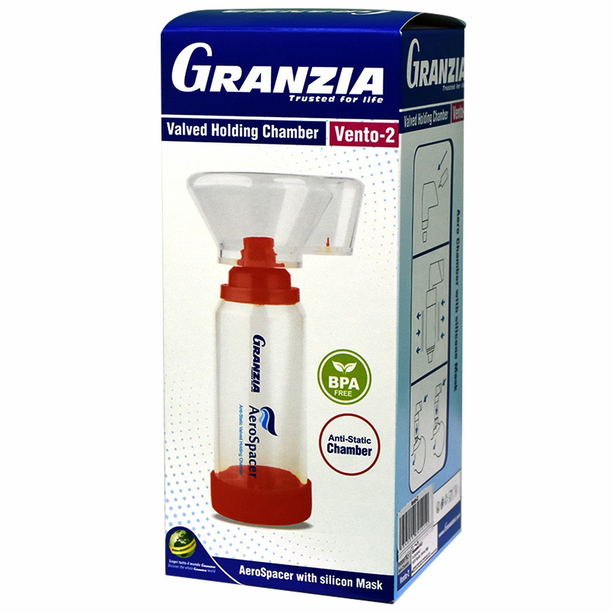 Aerochamber Granzia Vento 2 Orange image number 0