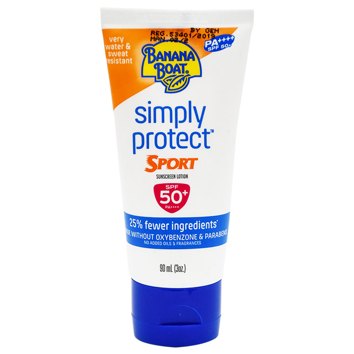 Banana Boat Simply Protect Sport Sunscreen (SPF 50+) Lotion 90ml image number 0