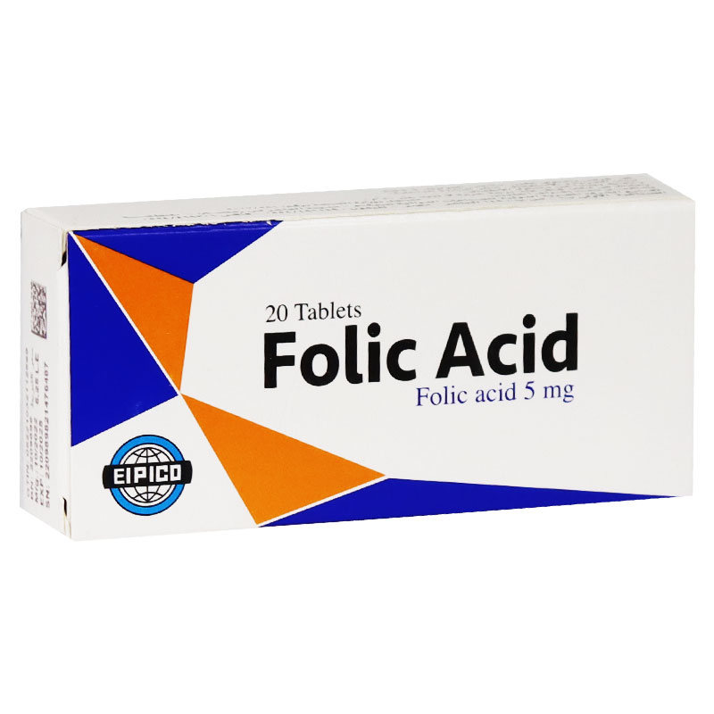 Folic Acid 5mg 20 Tablets(Eipico) image number 0
