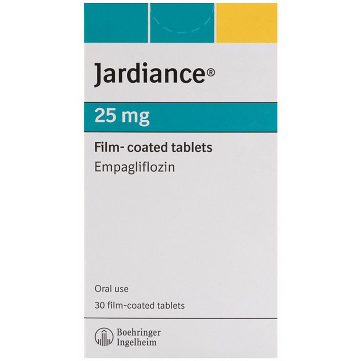 Jardiance 25mg 30 Film Coated Tablets image number 0