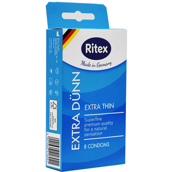 Ritex Extra Thin Condoms 8 Pieces image number 0