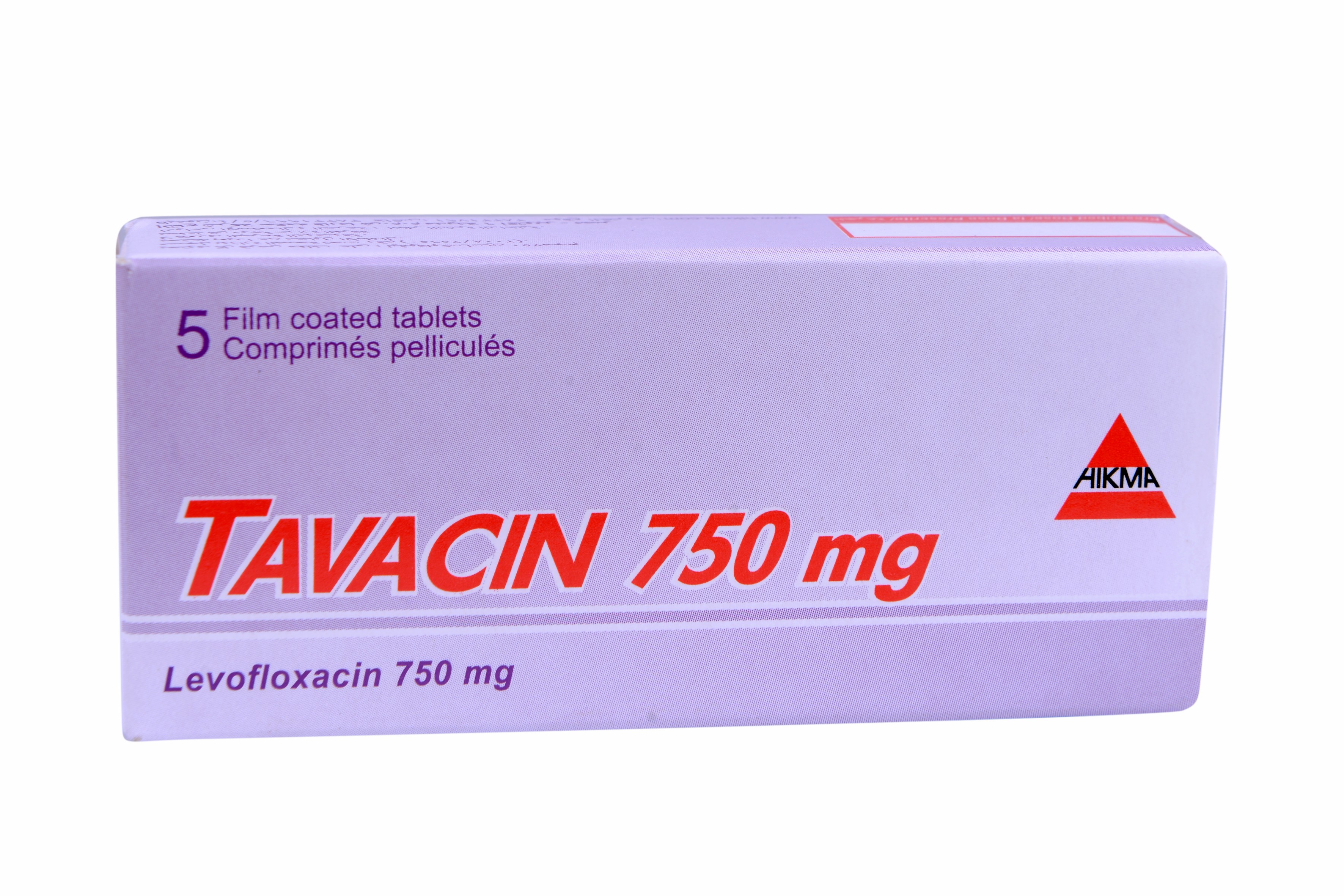 Tavacin 750mg 5 Tablets image number 0