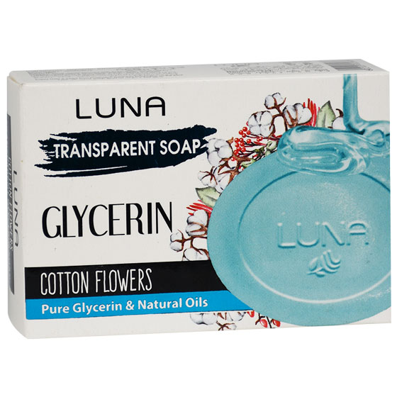 Luna Glycerin Cotton Flowers Soap 100gm image number 0