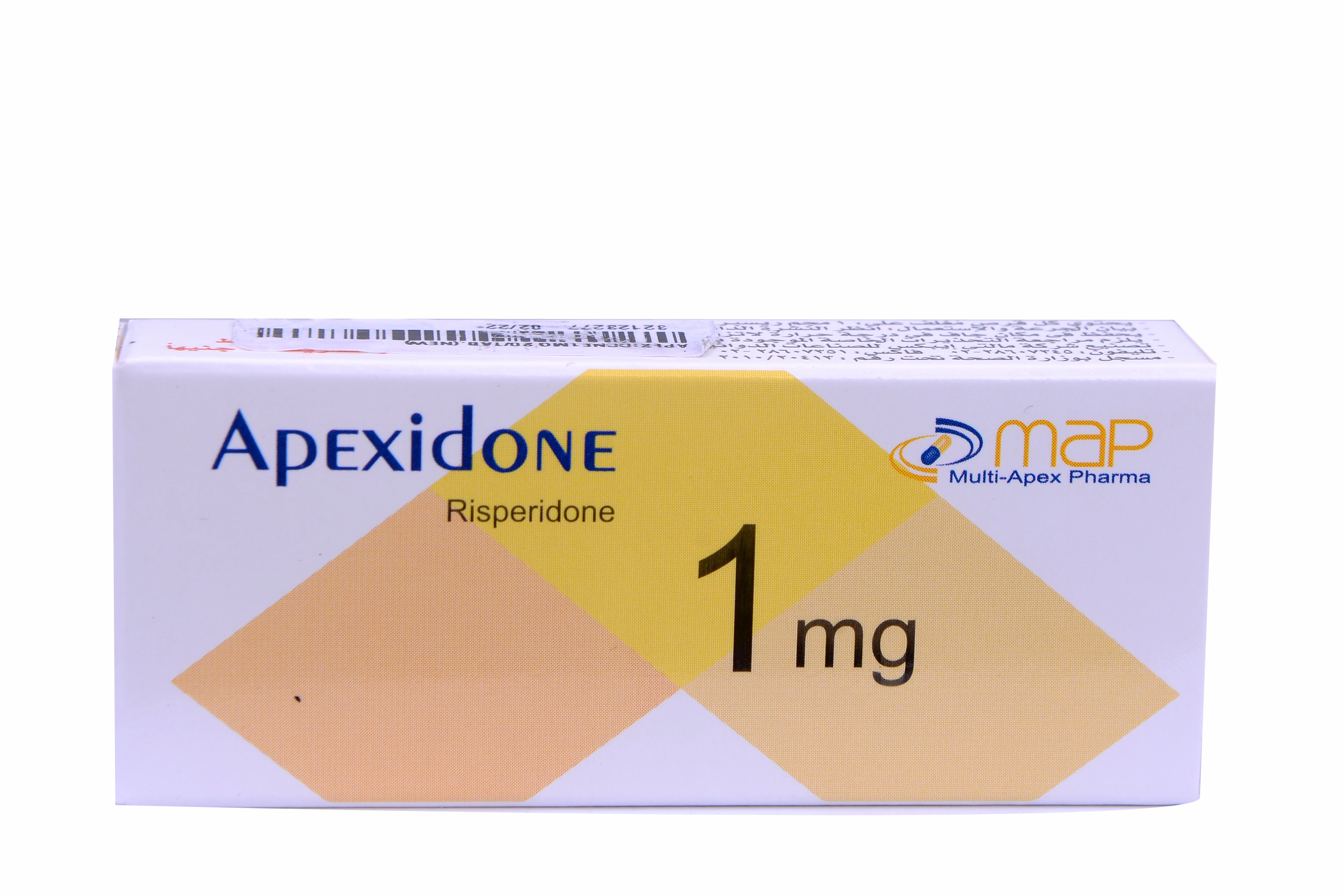Apexidone1mg 20 Tablets image number 0