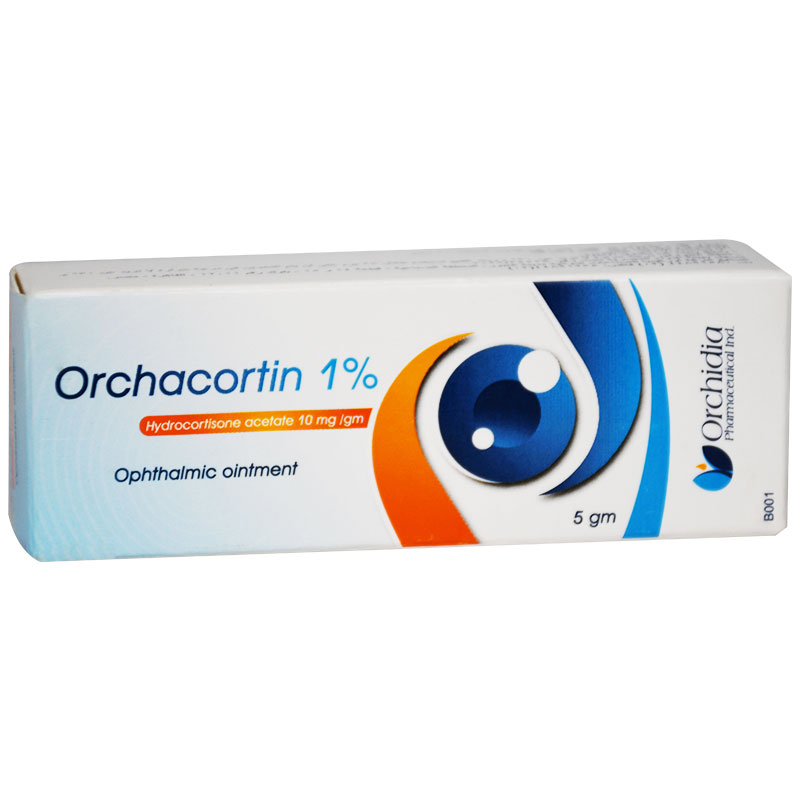 Orchacortin 1% 10mg/gm Eye Ointment 5gm image number 0