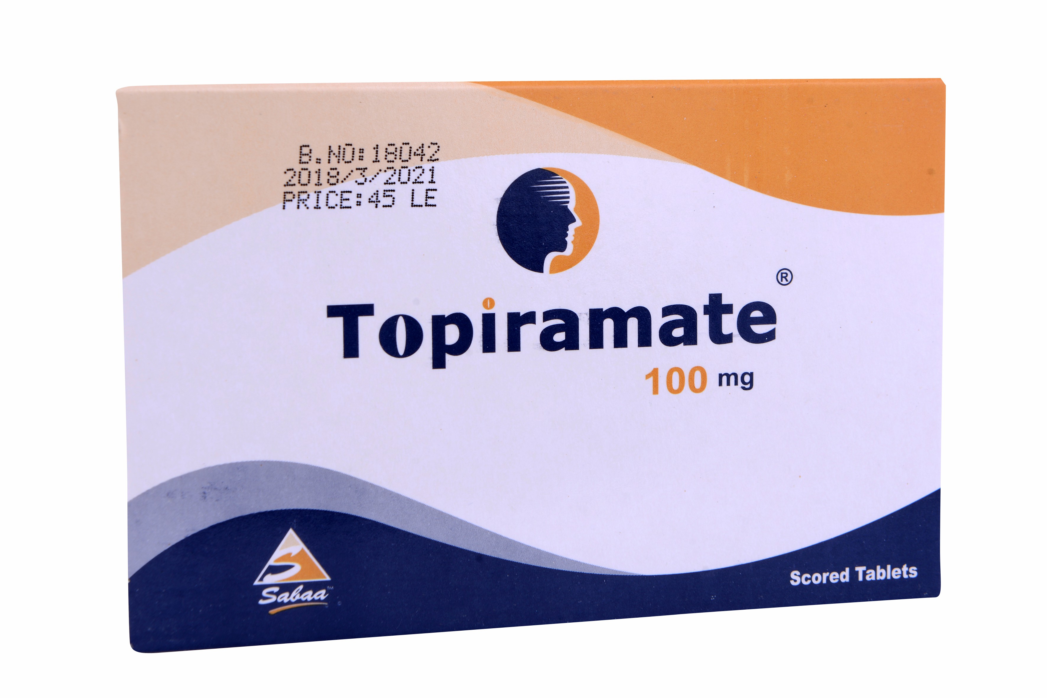Topiramate 100mg 10 Tablets image number 0