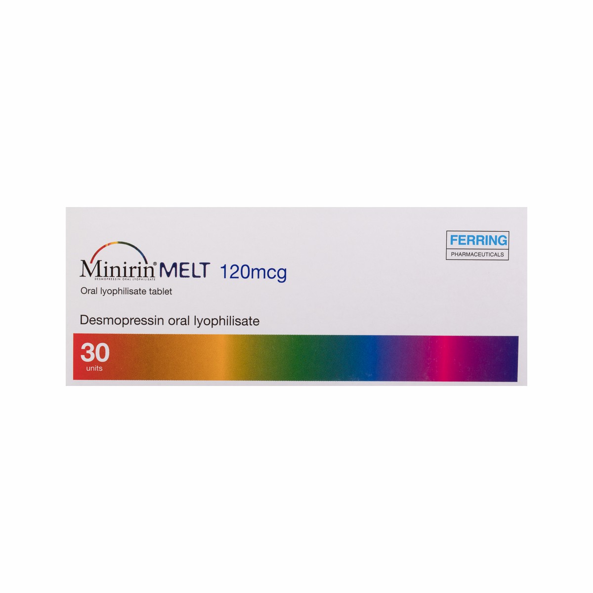 Minirin Melt 120&micro; 30 Tablet image number 0